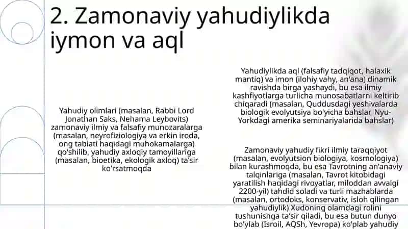 Yahudiylik va fan 4