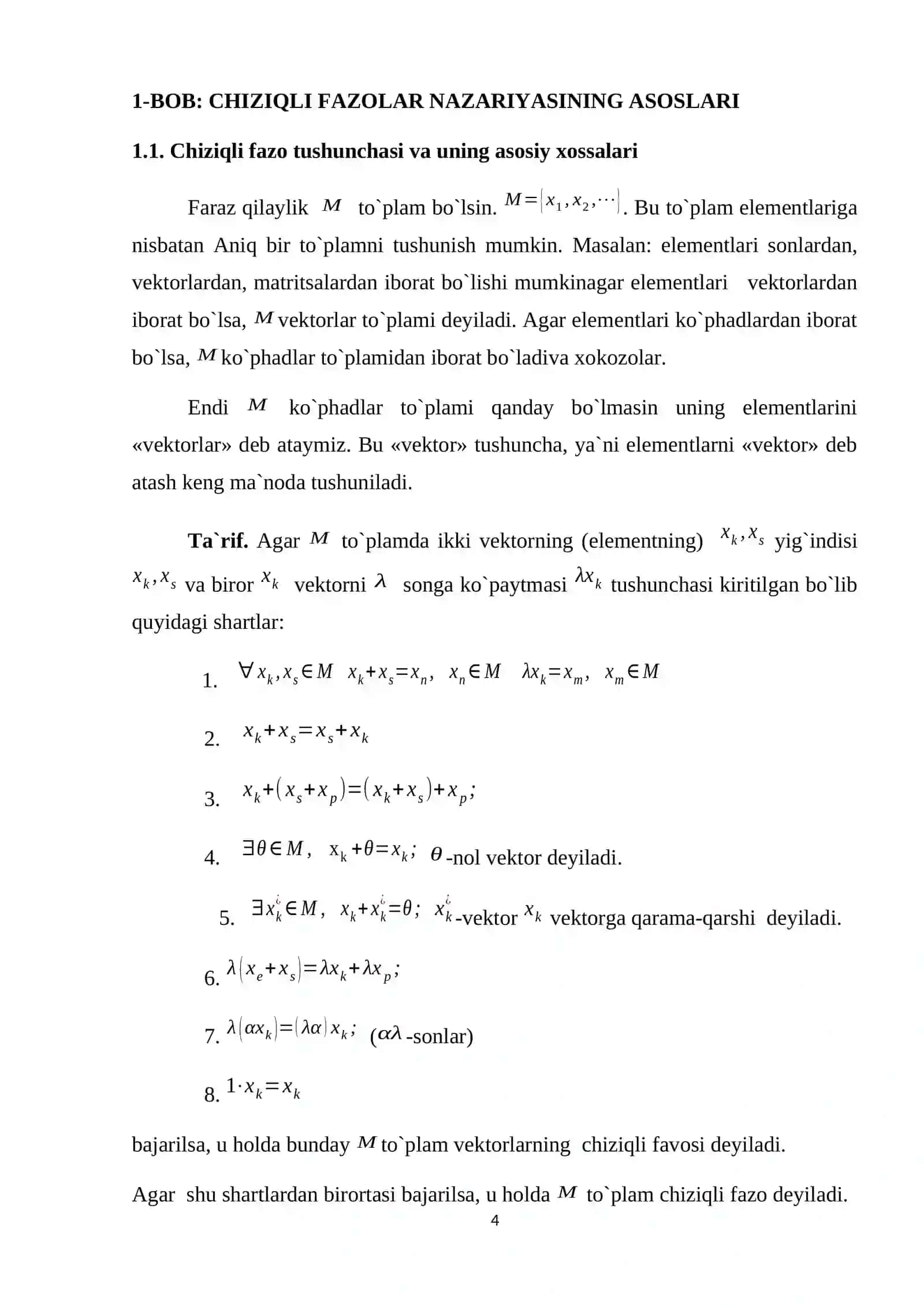 CHIZIQLI FAZONING QISM FAZOSI 4