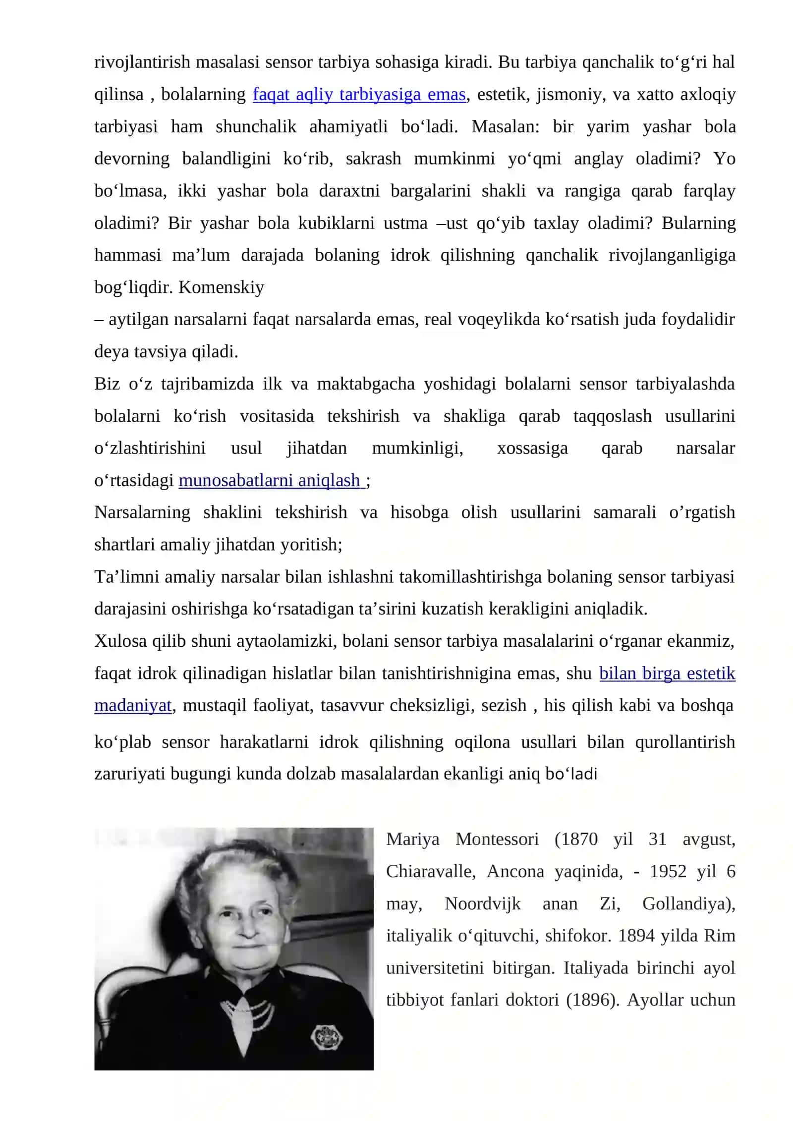 MAKTABGACHA TA’LIM TASHKILOTLARIDA SENSOR TARBIYANI TASHKIL ETISH 4