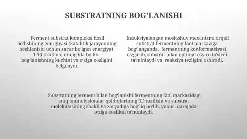 Fermentlar tuzilishi va xossalari 4
