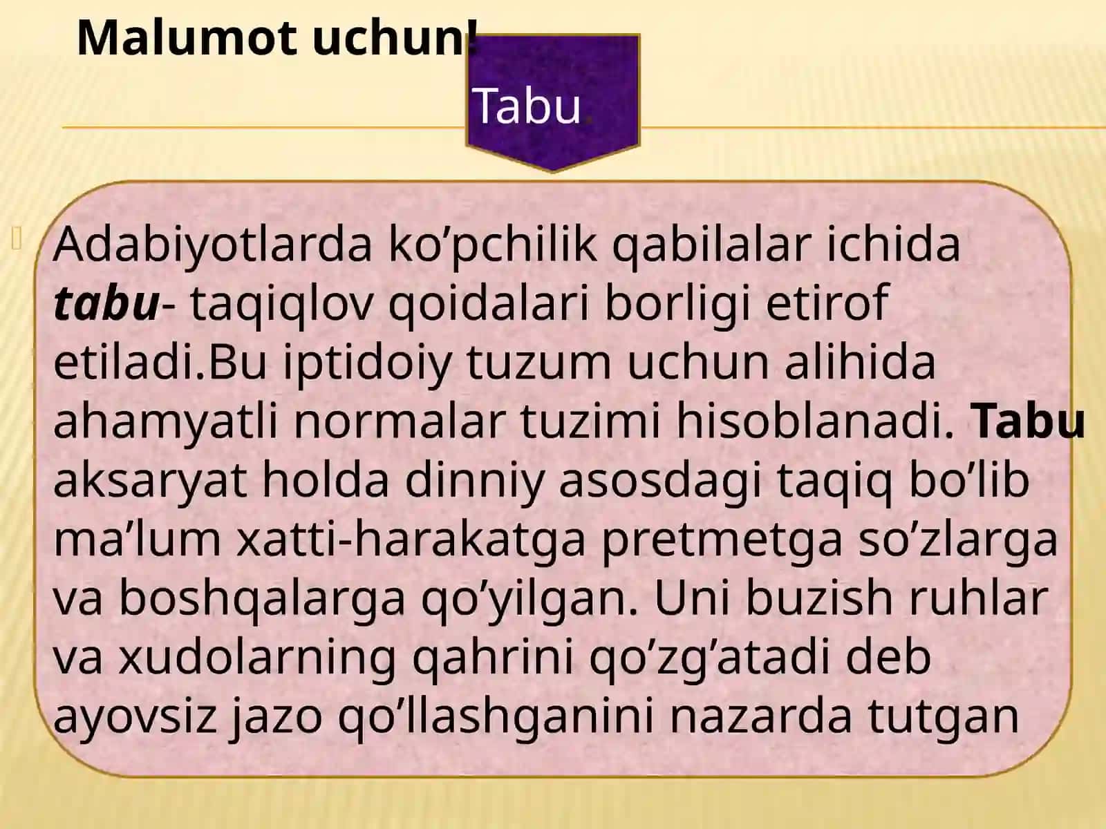 Davlatgacha bo’lgan jamiyatlardaijtimoiy normalar va ijtimoiy hokimyat 4
