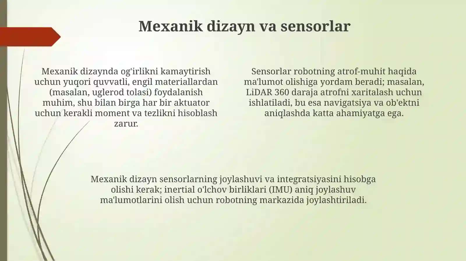 Robototexnik tizimlari loyhalash 4