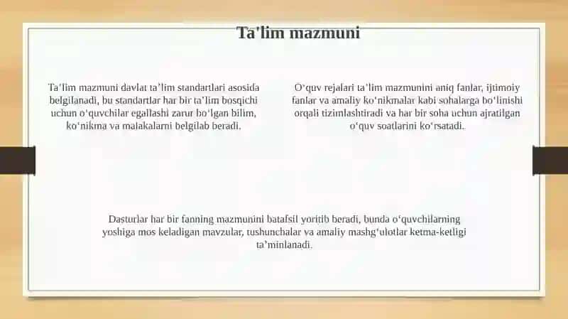 Ta'lim qonunchiligi va asosiy prinsiplari 4
