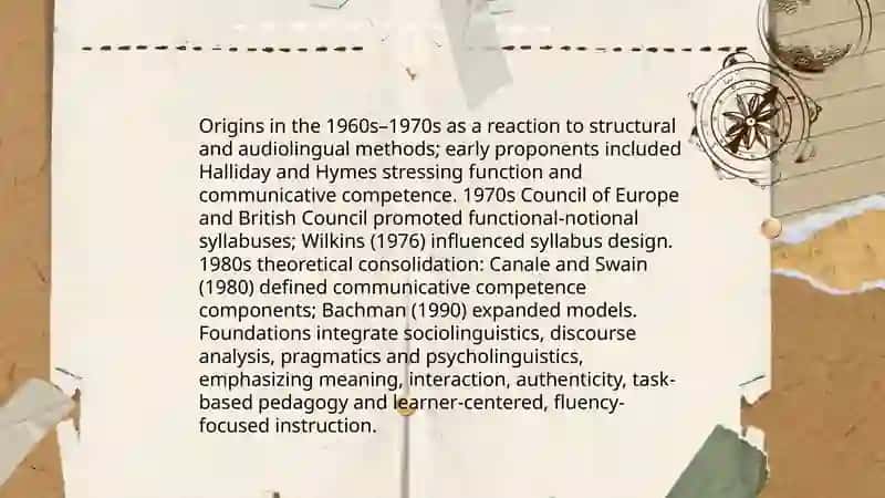 Communicative language teaching: in theory and practice 4