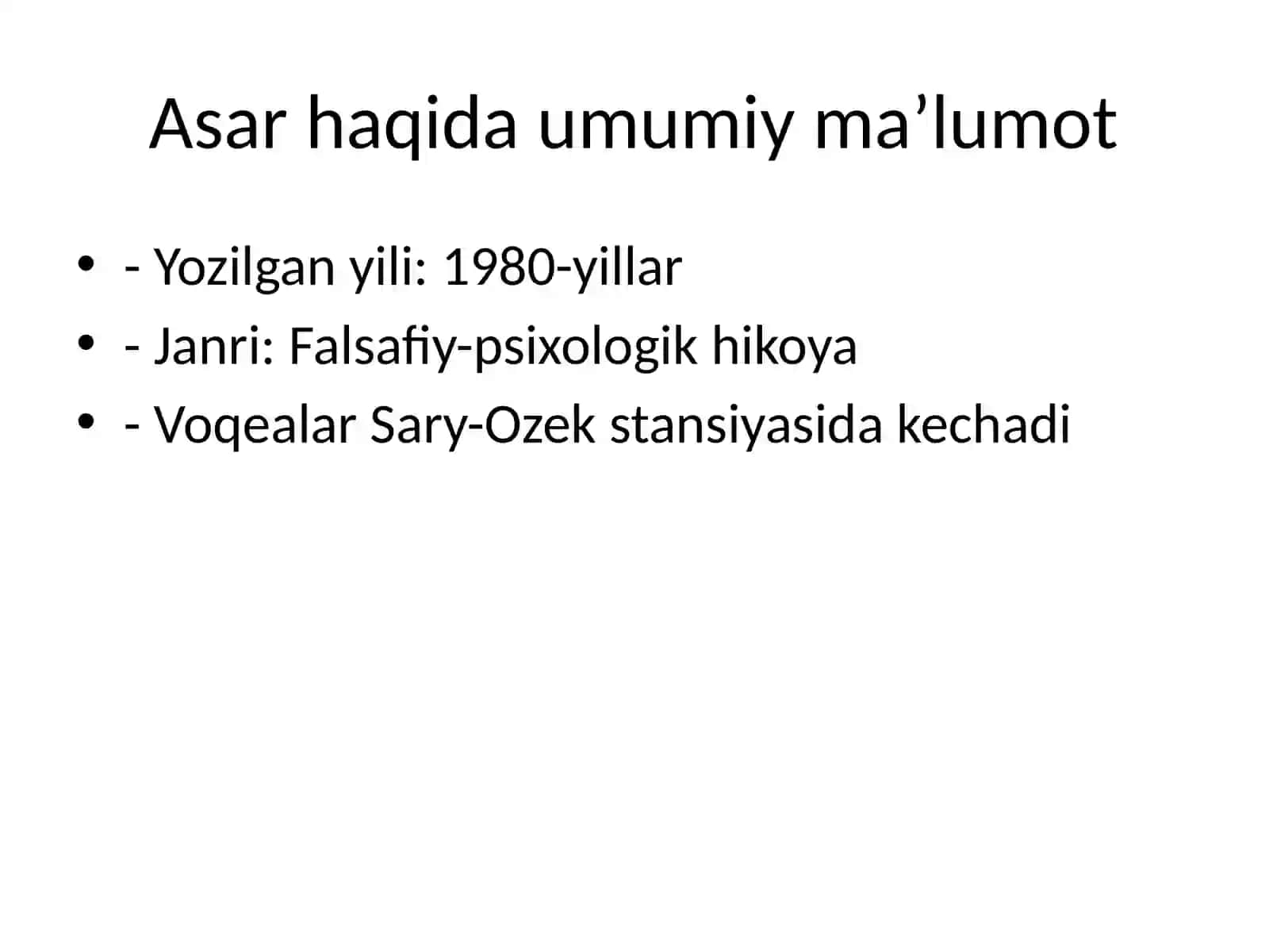 Asrga tatigulik kun 4