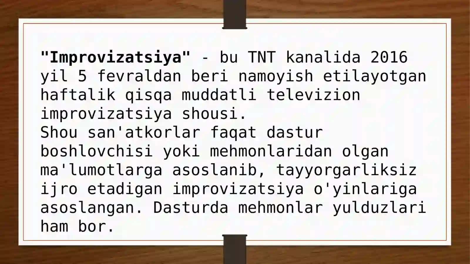 Improvizatsiya 4