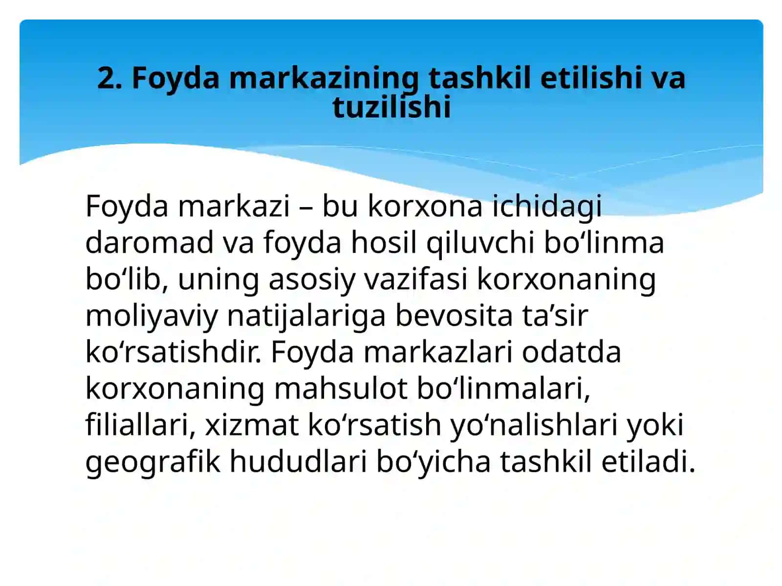 Foydamarkazini boshqarish 4