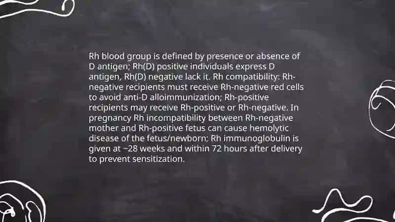 Blood Groups and Compatibility Rules 4