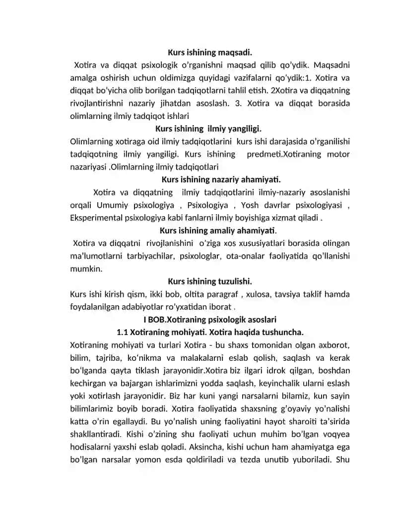 XOTIRANING MOTOR NAZARIYASI 4