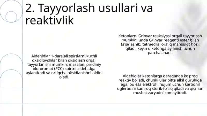 Aldegidlar va ketonlar 4