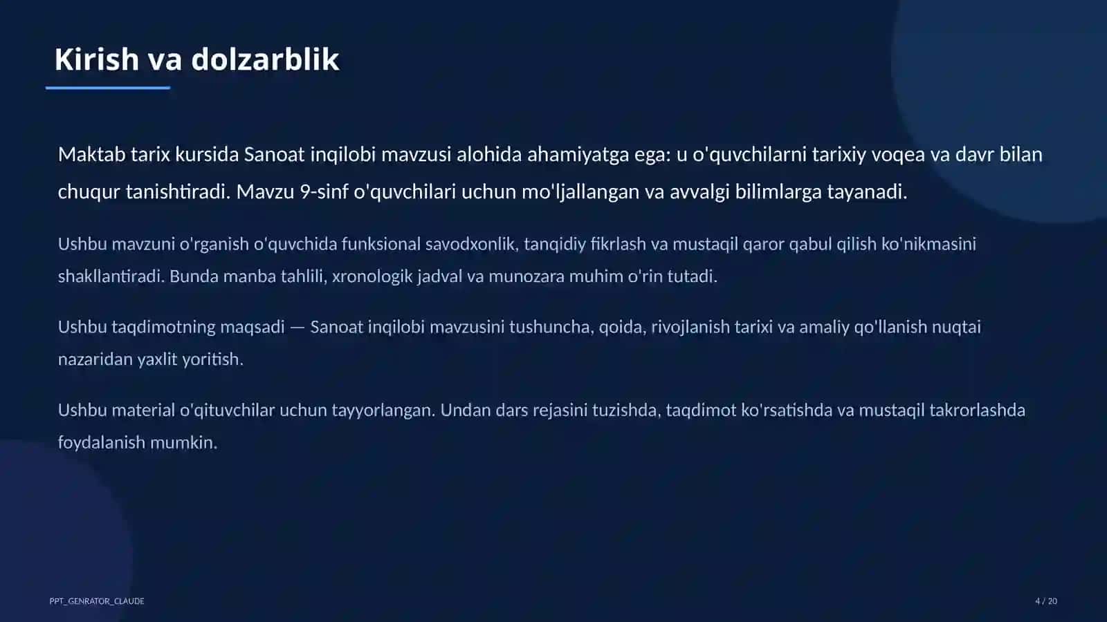 Sanoat inqilobi (9-sinf) 4