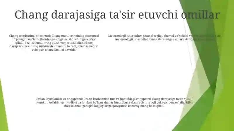 Gaz Oqimining Changlanish Darajasi 4