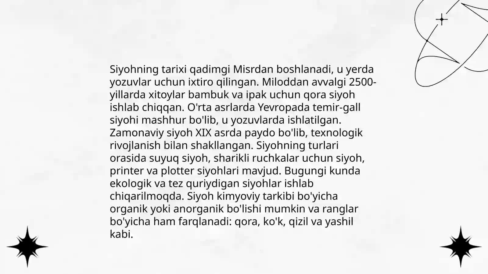 Yozuv qurollari va materiallari 4