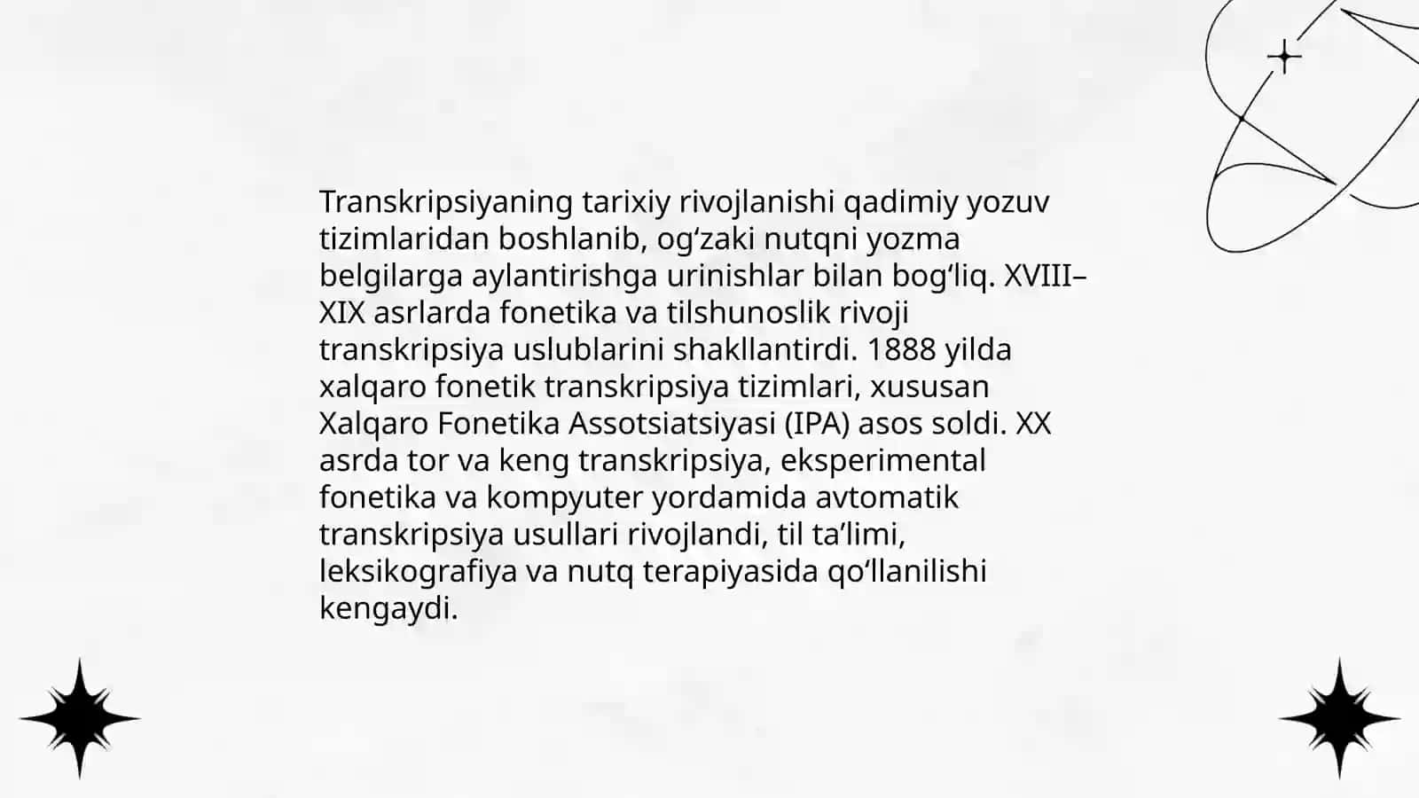Transkripsiya va uning turlari, ahamiyati 4
