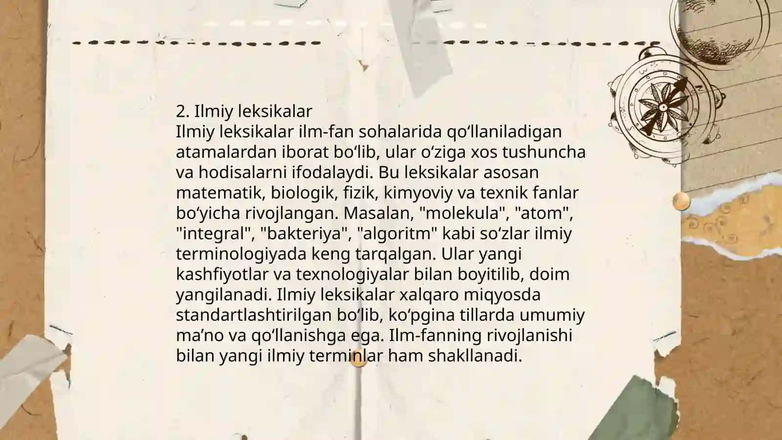 Maishiy leksikalar 4
