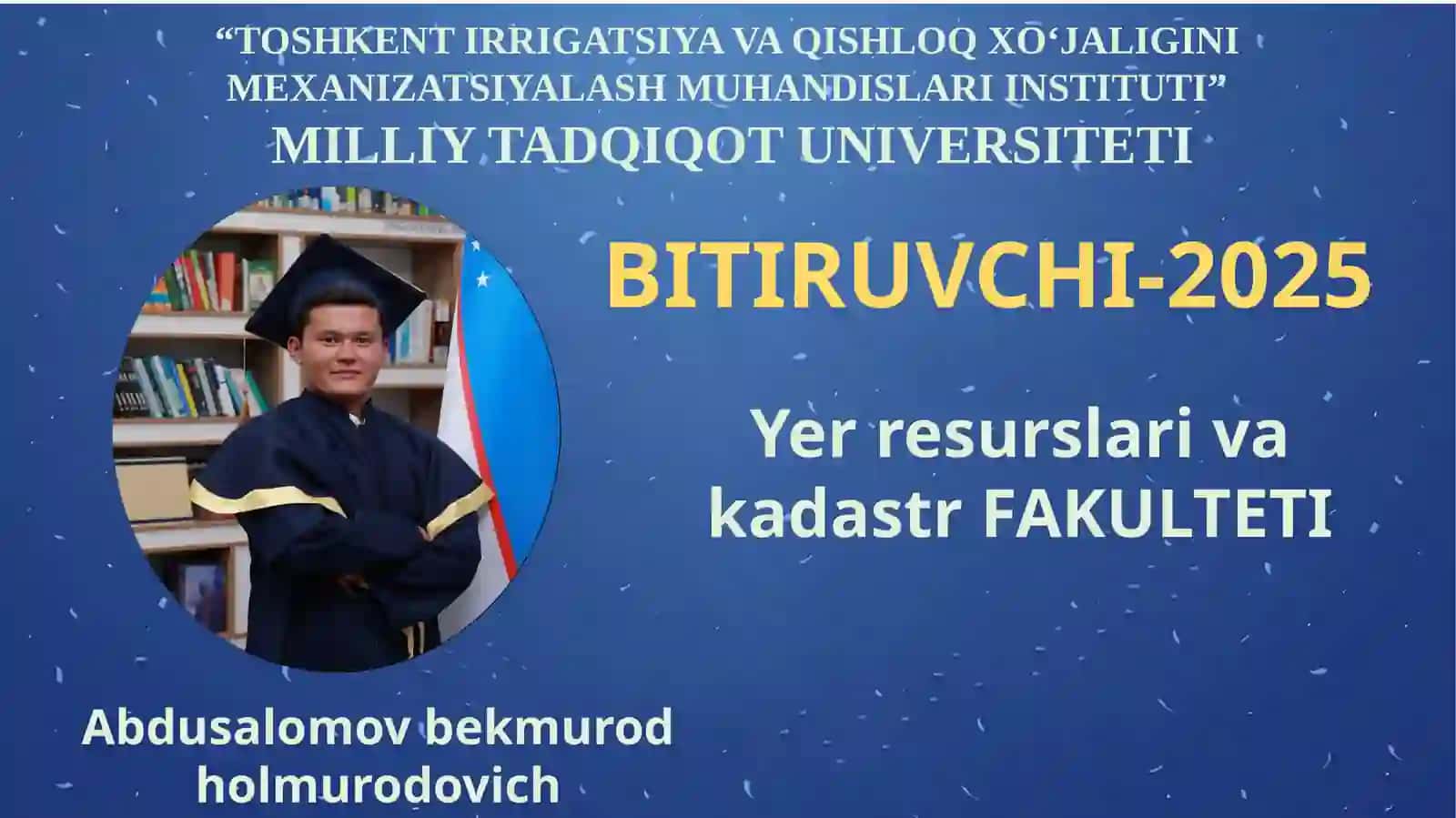 Yer resurslari va kadastr fakulteti bitiruvchilari-2025 4
