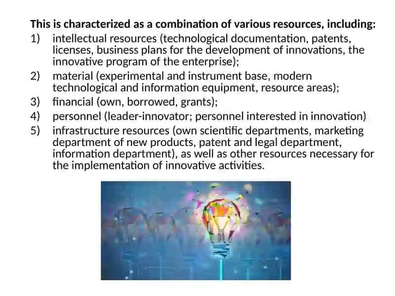 THECONCEPT OF THE INNOVATION ENVIRONMENT AND ITSSTRUCTURE 4