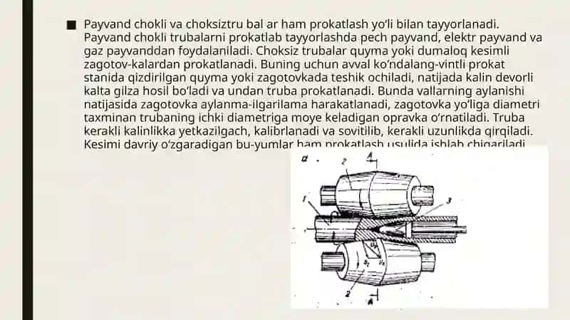 Prokatlashdastgohining tuzilishi va ishlash prinsipi 4