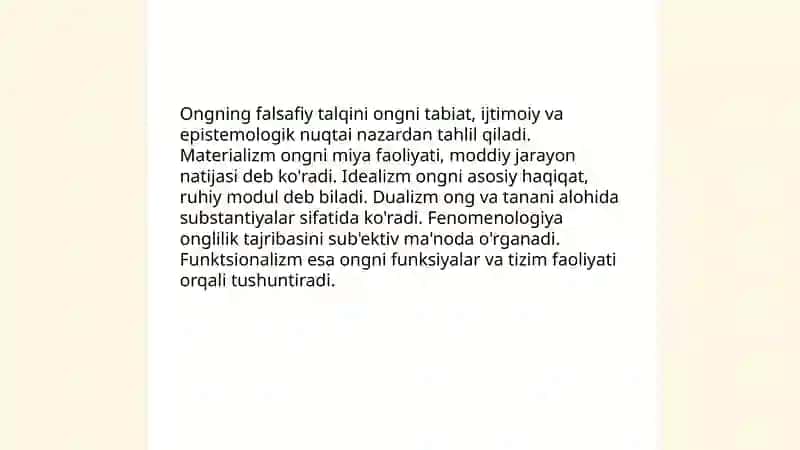 Ong Haqida tushuncha va uning xossalari 4