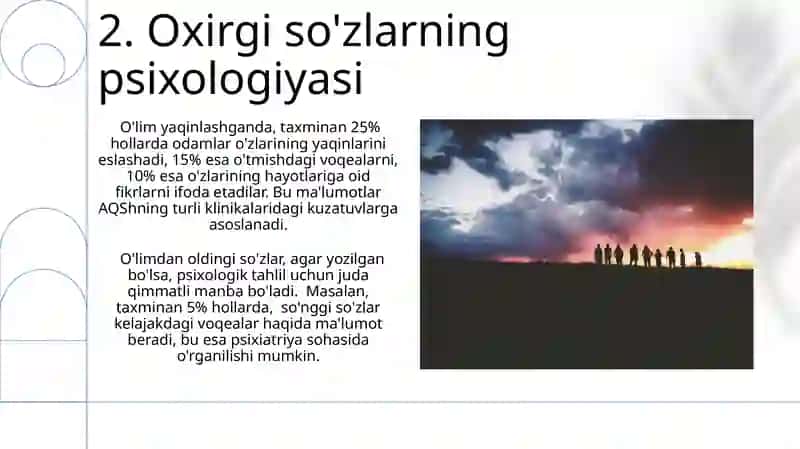 Oxirgi so'zlarning ma'nosi 4