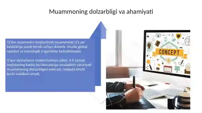Ta'lim mazmunini rivojlantirishga oid masalalarni yechimini topish 4