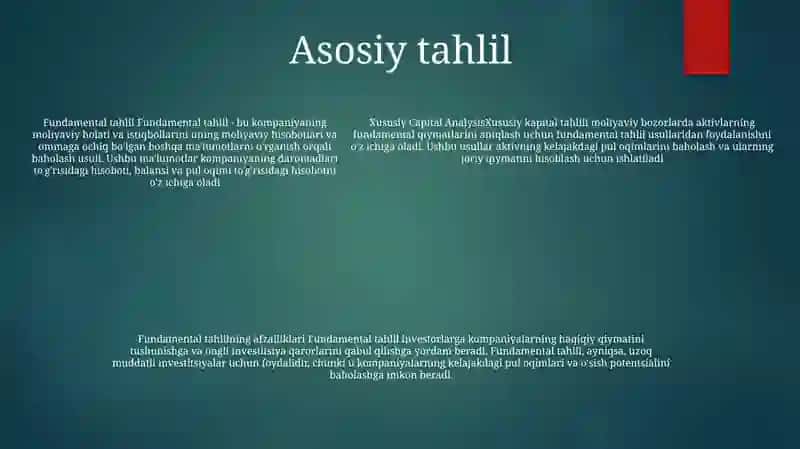 Xususiy Kapital Tahlili 4