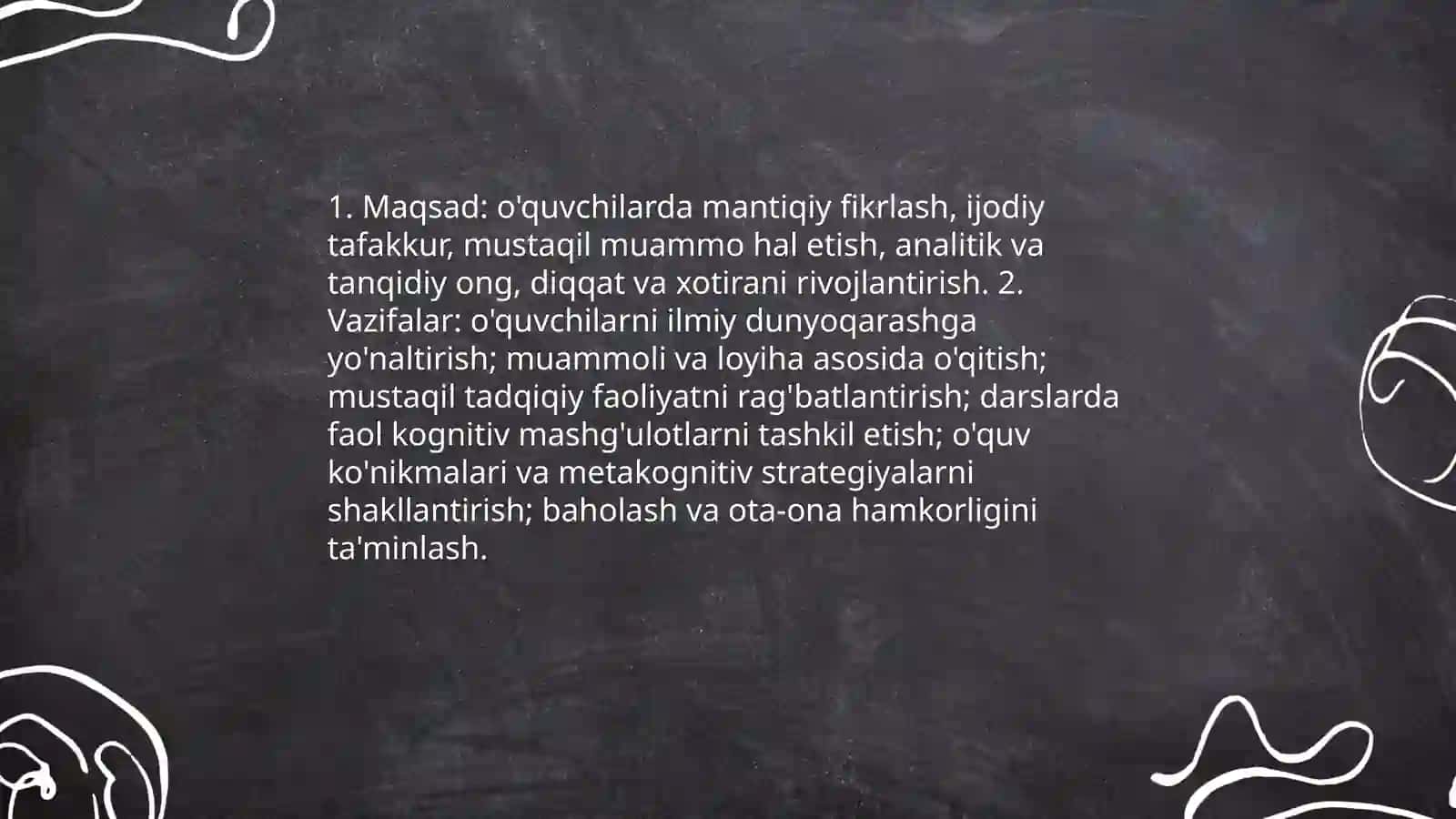 Oʻquvchilarning aqliy tarbiyasi 4