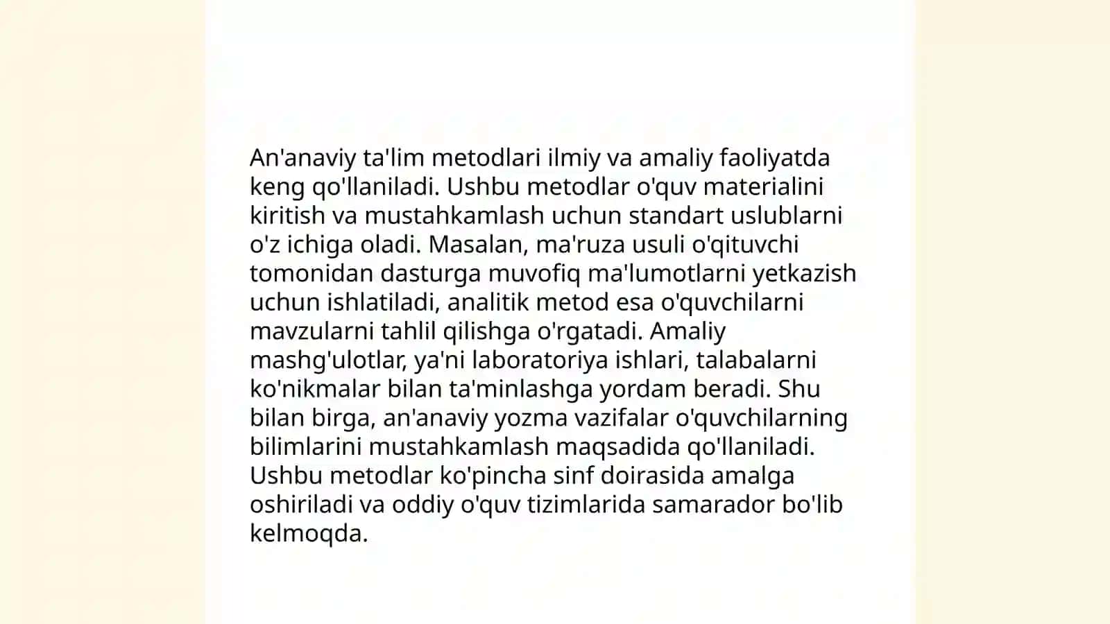 Ta'lim metodlari va vositalari 4