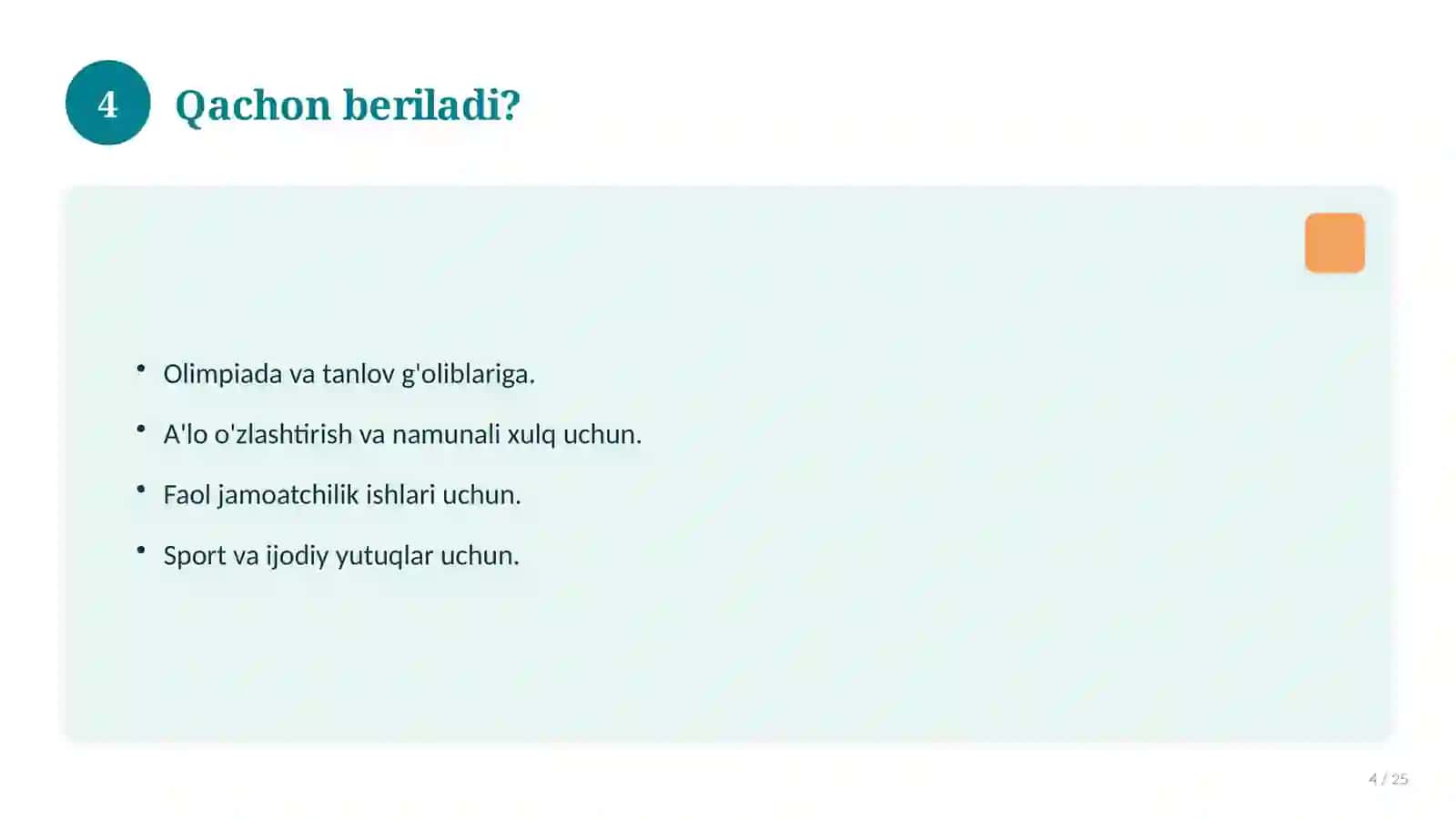 Faxriy yorliq 4