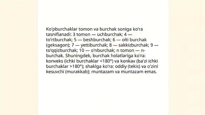 Ko'pburchaklar 4