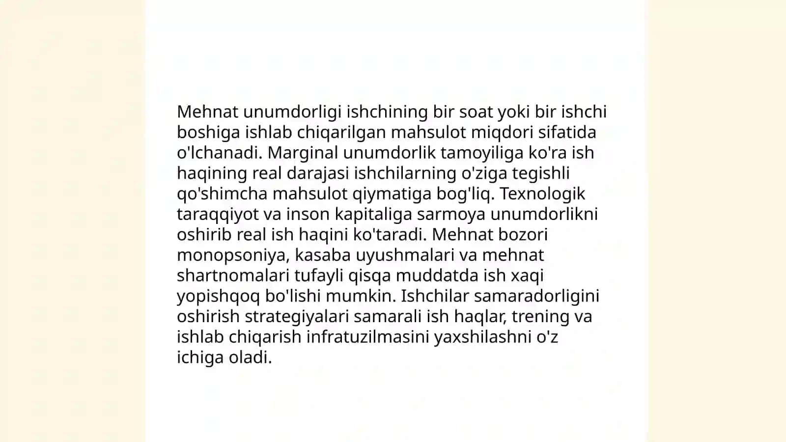 Omilli daromadlar va ish haqinig shakllanishi 4