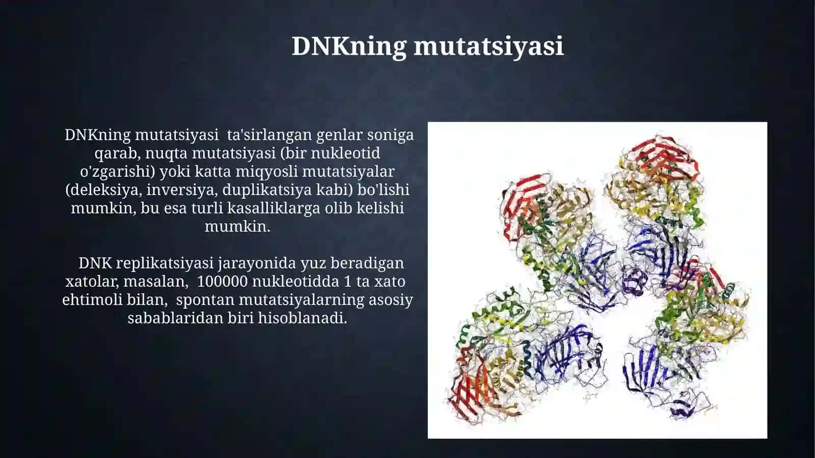 DNK.Tuzilishi va uning xossalari 4