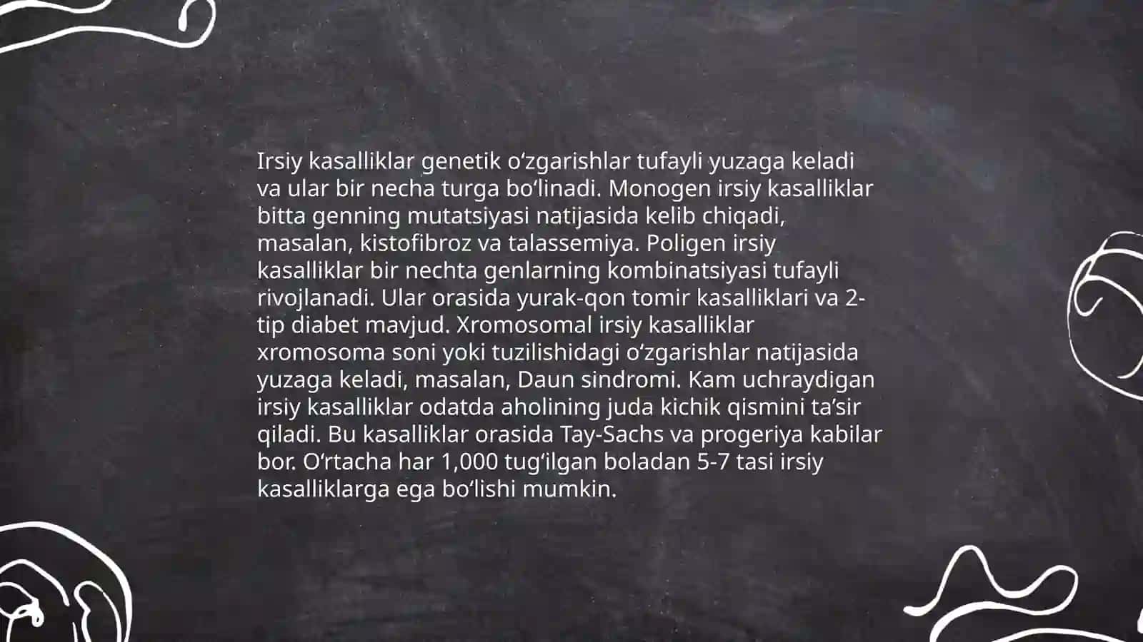 Irsiy kasalliklar 4