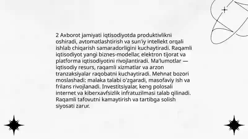 Axborot jamiyati va uning istiqbollari 4