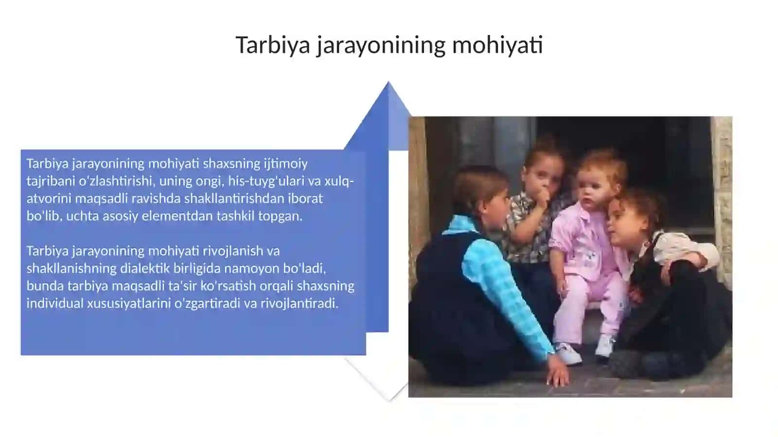 Tarbiya nazariyasi va jarayoni 4