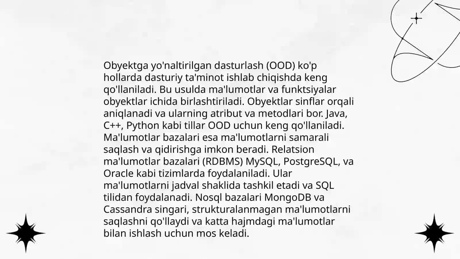 XML va ma'lumotlar bazasi 4
