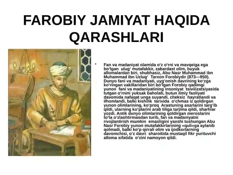 Abu Nasr Farobiyni ta'lim-tarbiyaga oid qarashlari 4