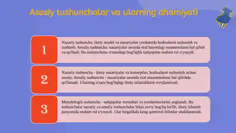 Tadqiqotning nazariy darajasi 4