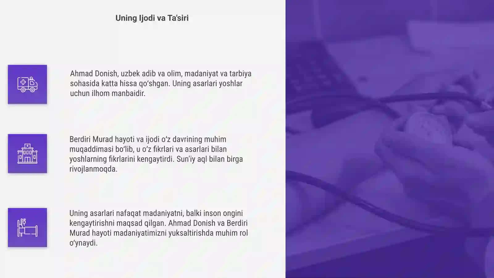 AHMAD DONISH VA BERDIRI MURAD BERDAQ HAYOTI VA IJODI 4