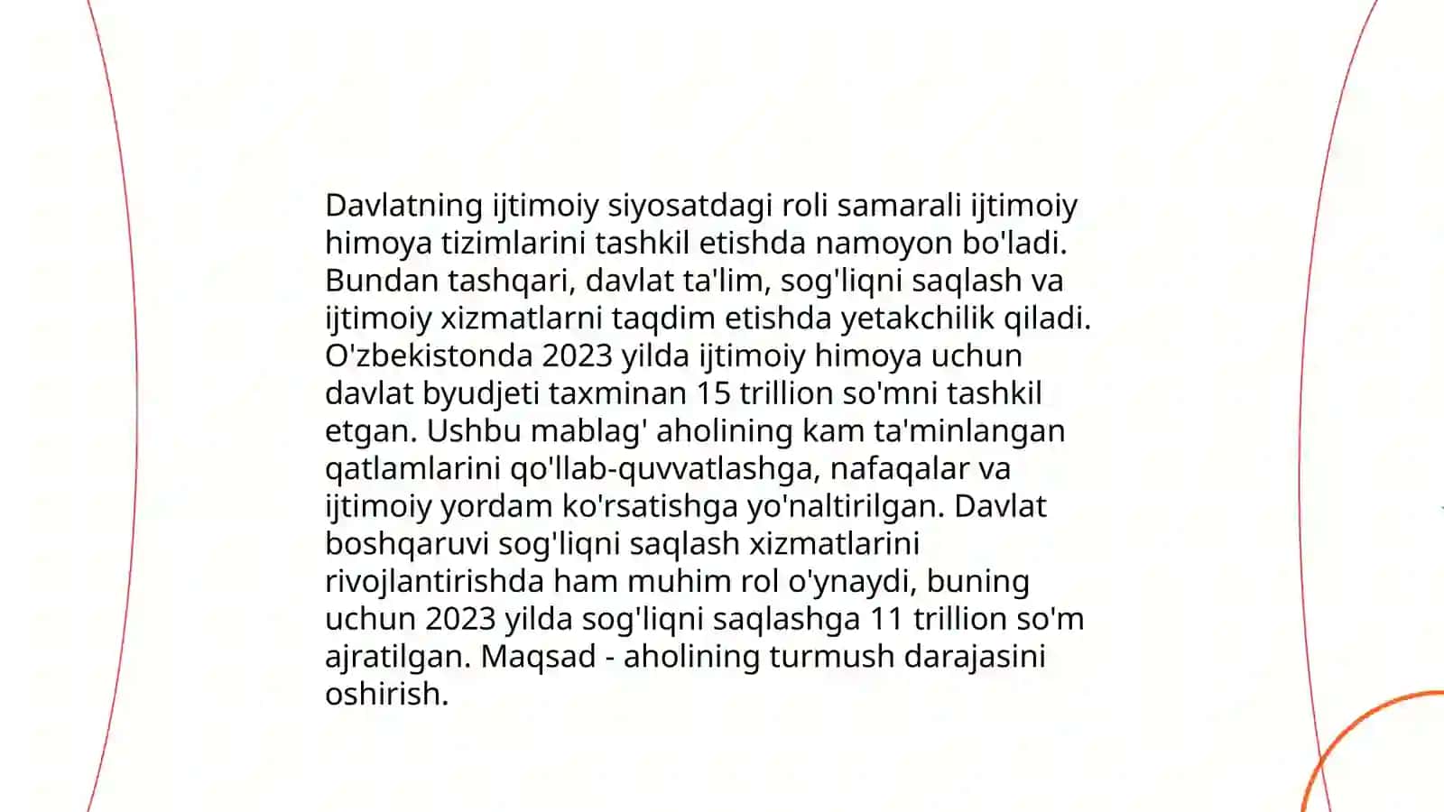 Davlatning ijtimoiy siyosati 4