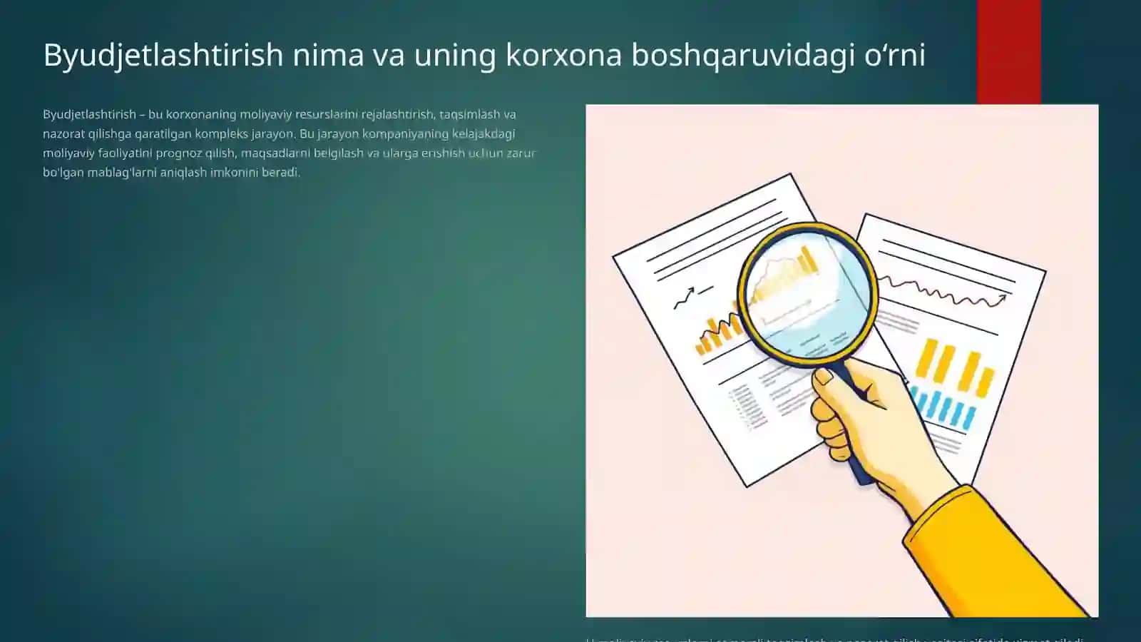 Korxonalarda budjetlashtirishni tashkil etish 4
