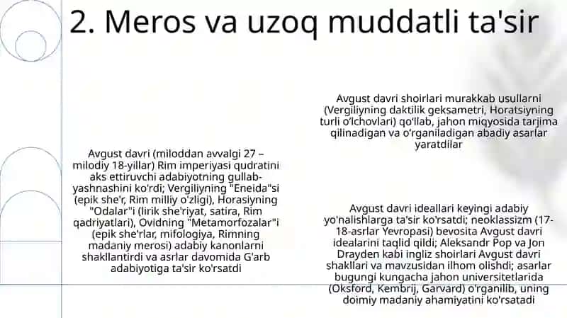 Adabiyot Gigantlari: Asosiy Mualliflar va Asarlar 4