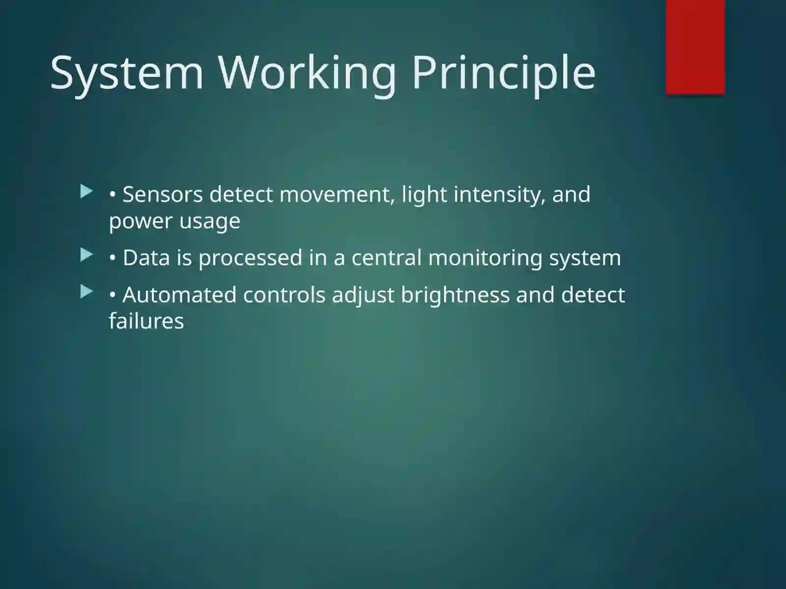 Monitoring System for Street Lights 4