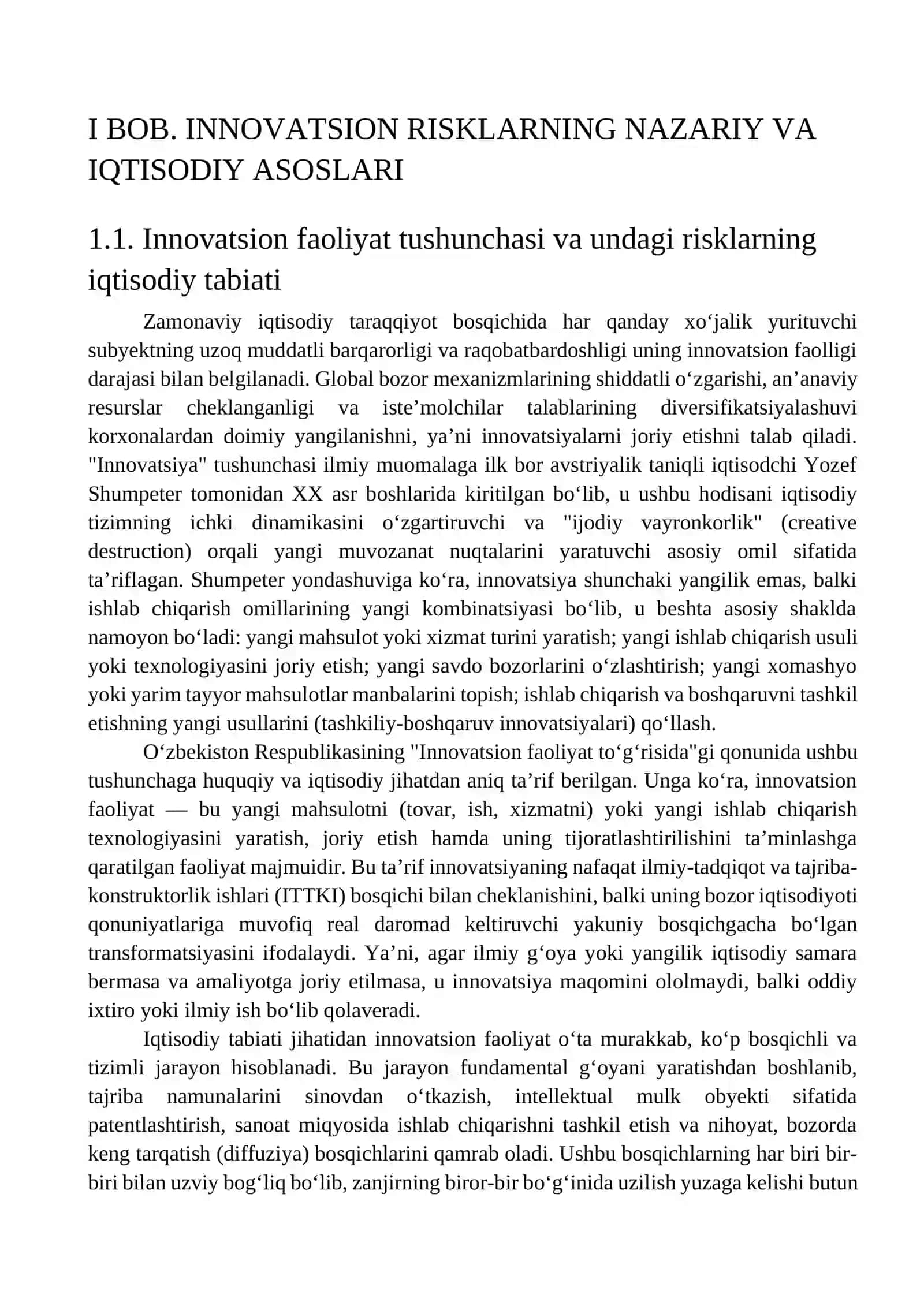 INNOVATSION RISKLARNI BAHOLASH VA BOSHQARISH 4