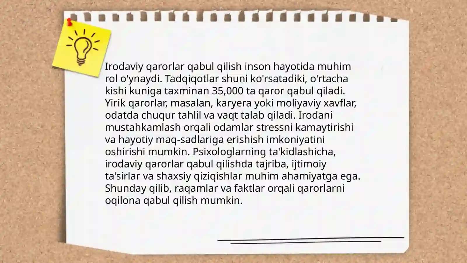 Irodani rivojlantirish 4