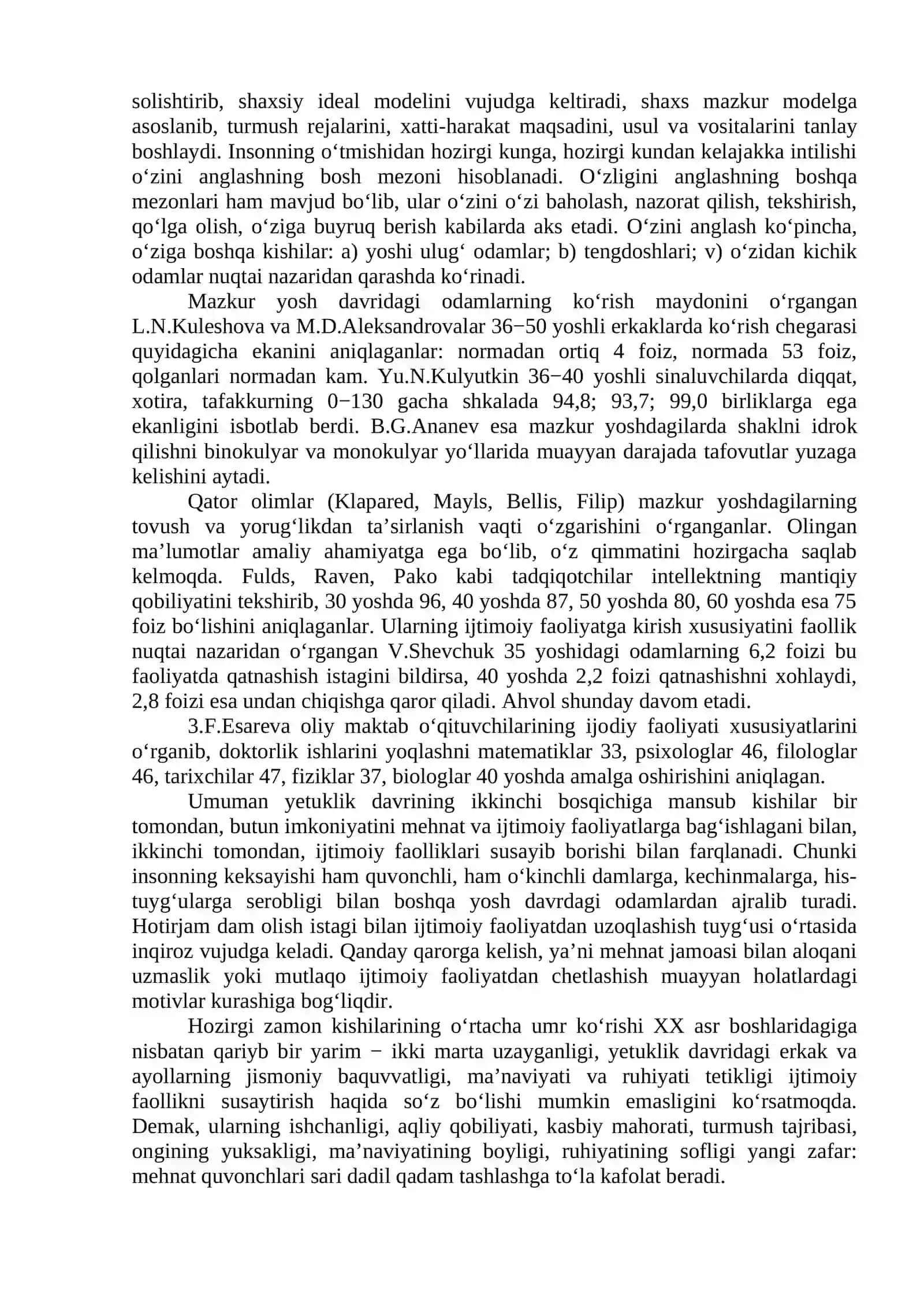 Yetuklik va keksalik davrining psixologik xususiyatlari 4