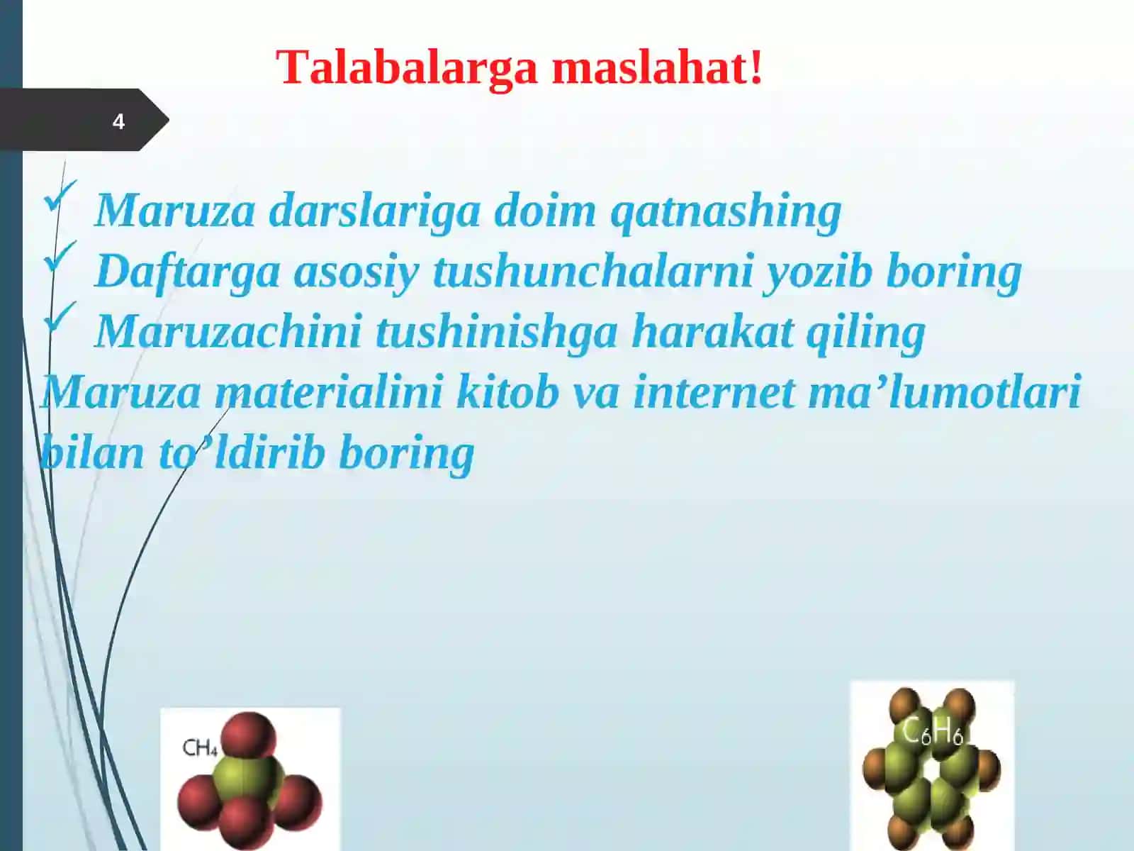 Kimyo tarixi fanidan taqdimot 4