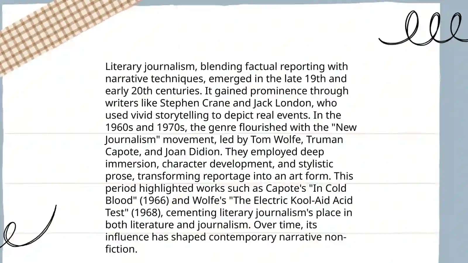 The peculiarities and classification of literary-journalistic 4