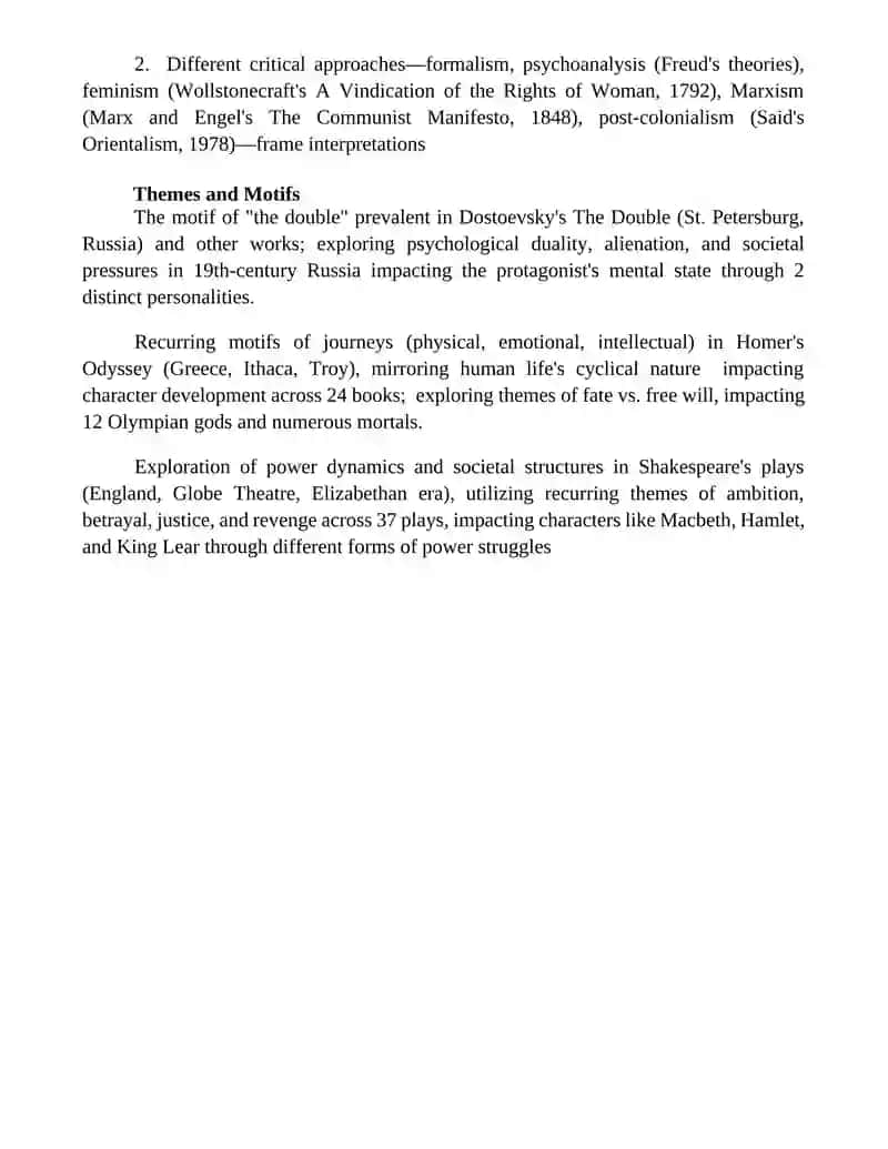 The world of literature 4