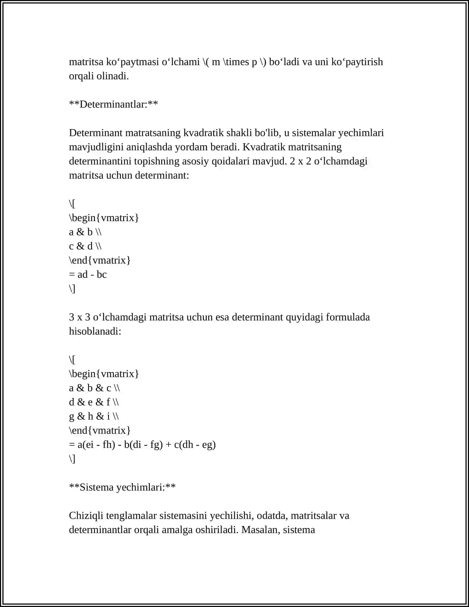 CHIZMA GEOMETRIYA VA MUHANDISLIK GRAFIKASI FANING NAZARIY MASHĢULOTLARI MAZMUNI YORITUVCHI REFERAT TAYYORLASH 4